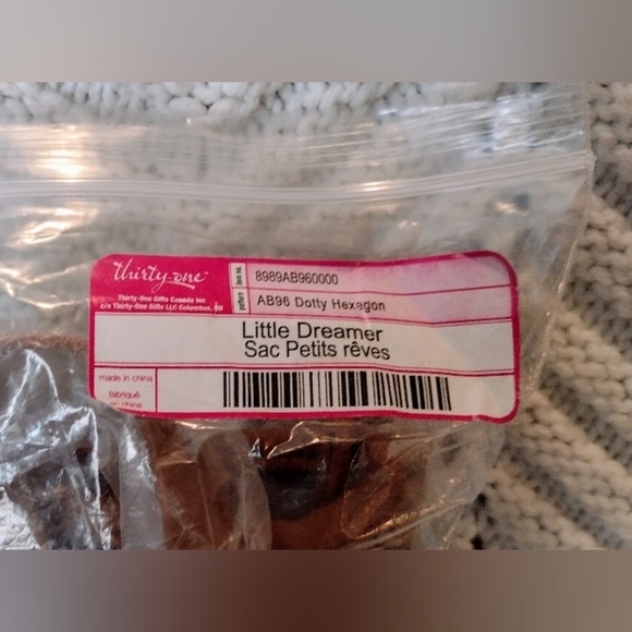 NEW Thirty - One Bag Little Dreamer Dotty Hexagon - Picture 2 of 4